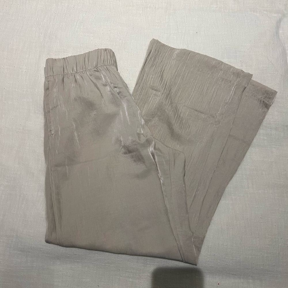 Tan flowy pants/trousers